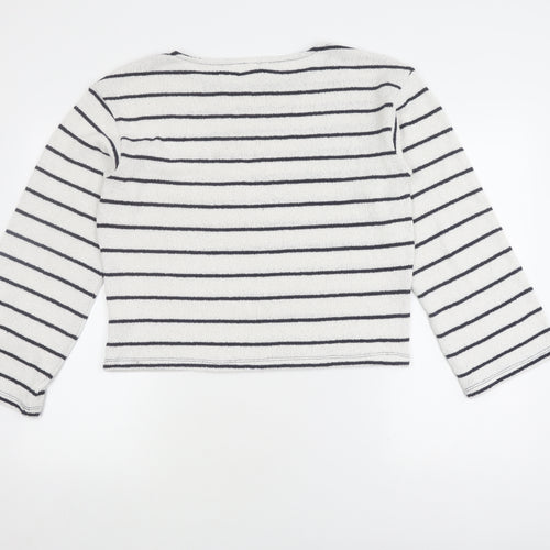 H&M Women's Multicoloured Striped Jumper Sz 12