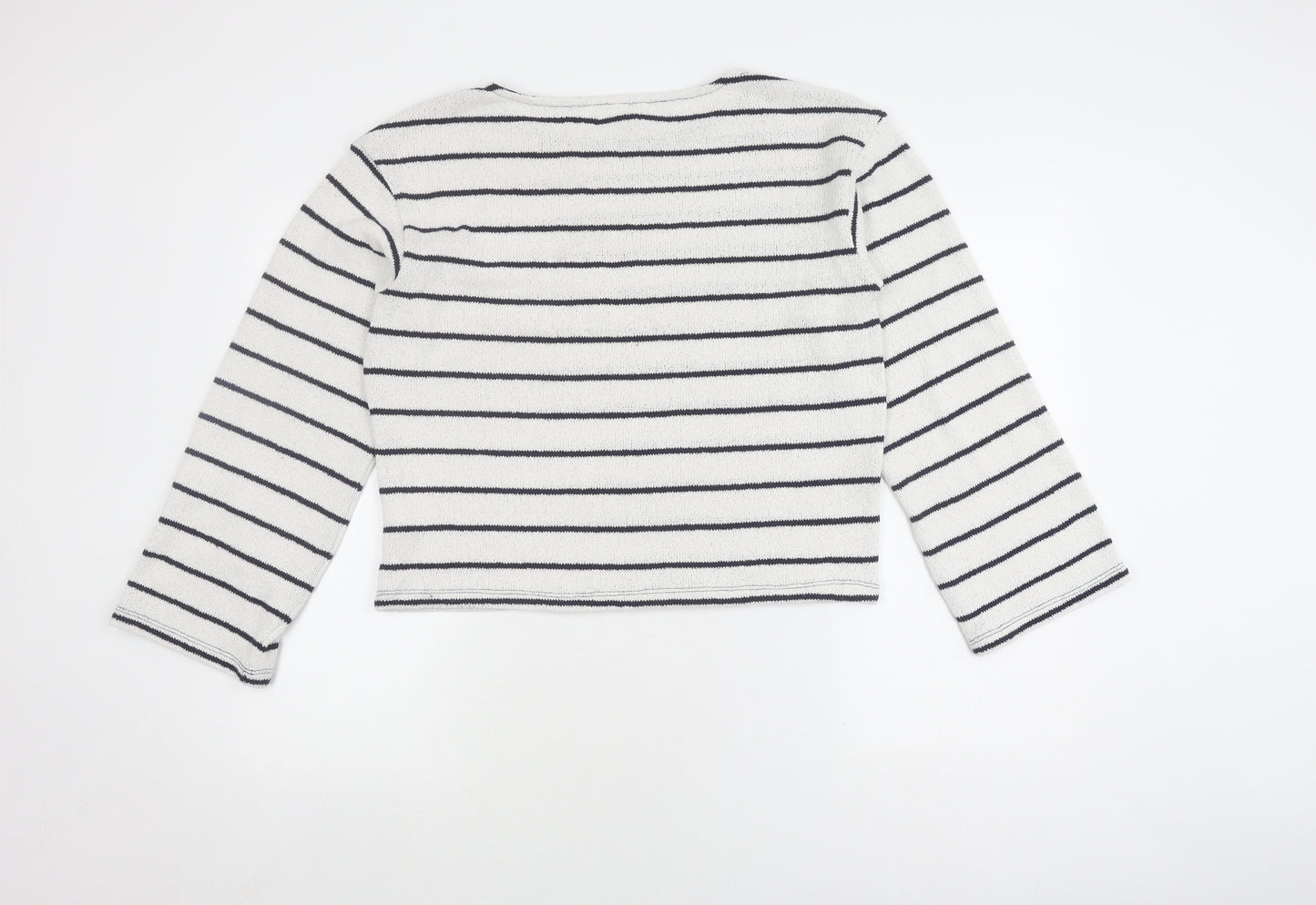 H&M Women's Multicoloured Striped Jumper Sz 12