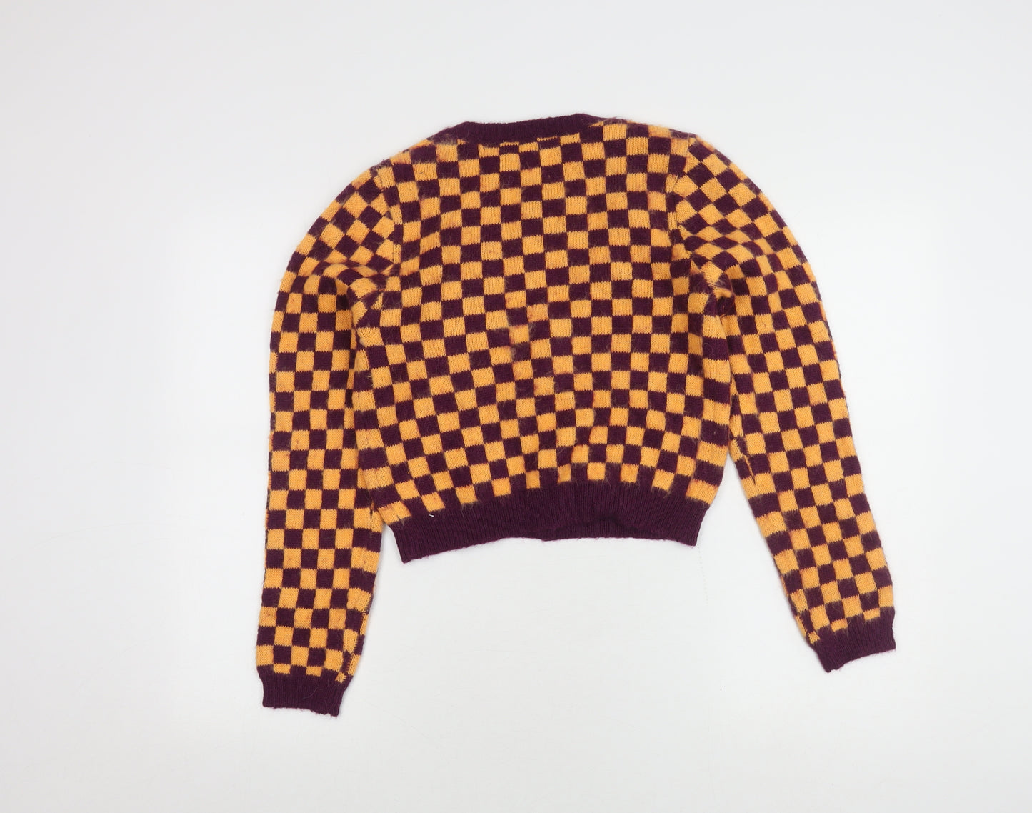 Zara Women's Multicoloured V-Neck Cardigan M