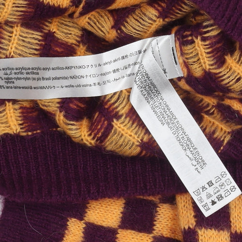 Zara Women's Multicoloured V-Neck Cardigan M