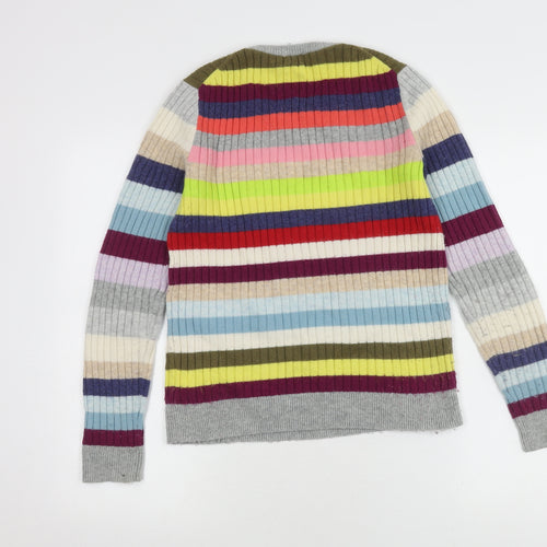 GAP Women Multicoloured Striped Wool Blend Jumper S