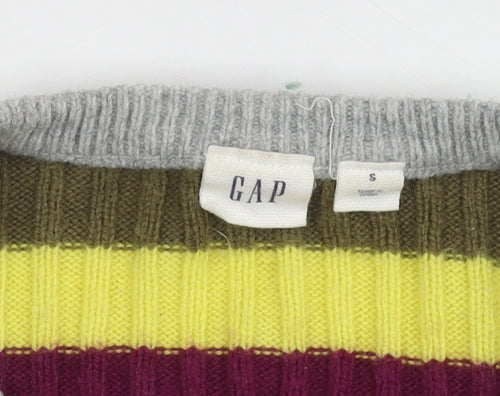 GAP Women Multicoloured Striped Wool Blend Jumper S