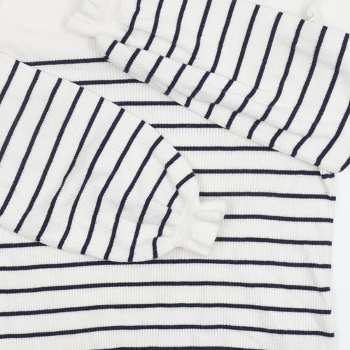 Somerset Women's Striped Jumper Blue White Size 14