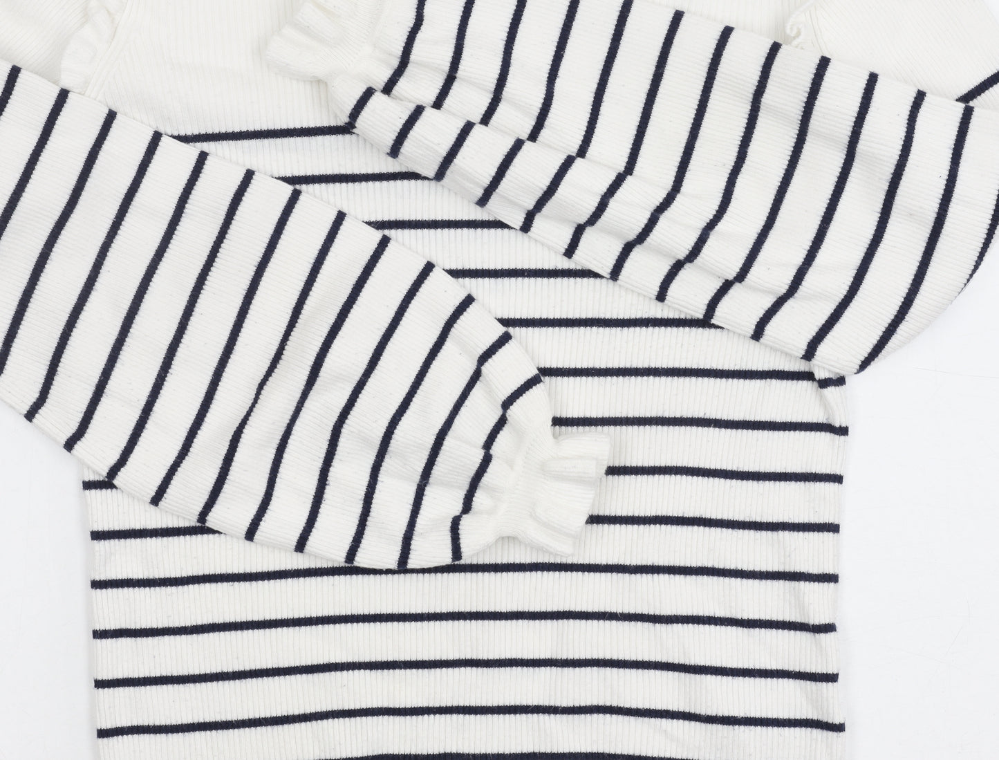 Somerset Women's Striped Jumper Blue White Size 14