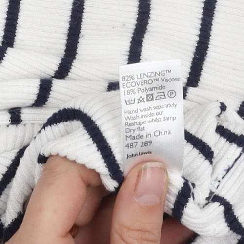 Somerset Women's Striped Jumper Blue White Size 14