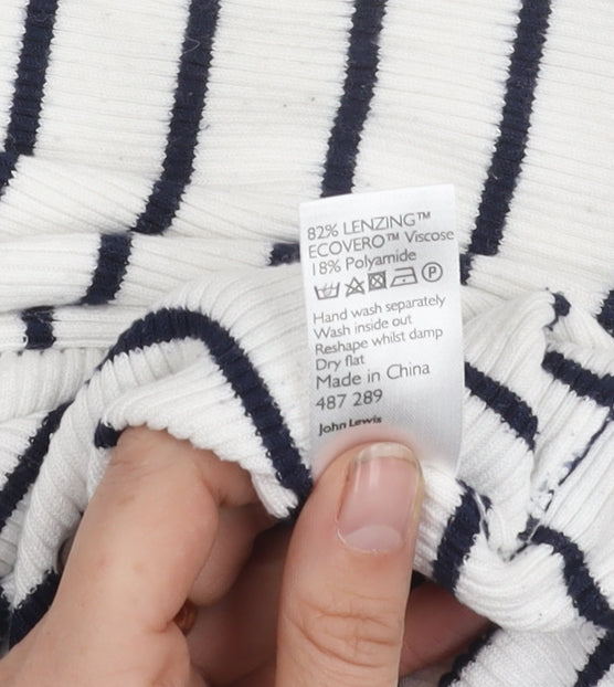 Somerset Women's Striped Jumper Blue White Size 14