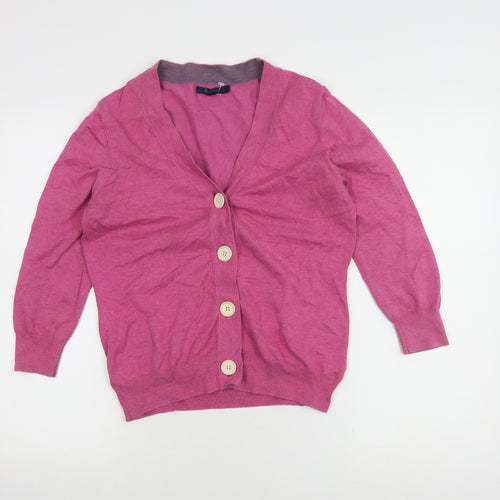 Boden Women's Pink Cardigan Size 14 Button Long Sleeve
