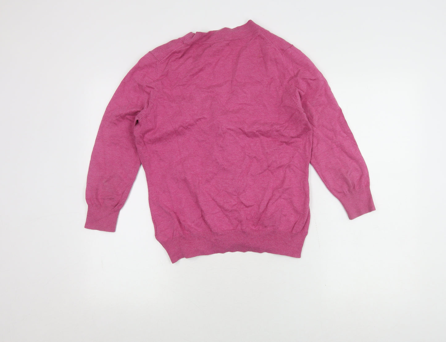 Boden Women's Pink Cardigan Size 14 Button Long Sleeve