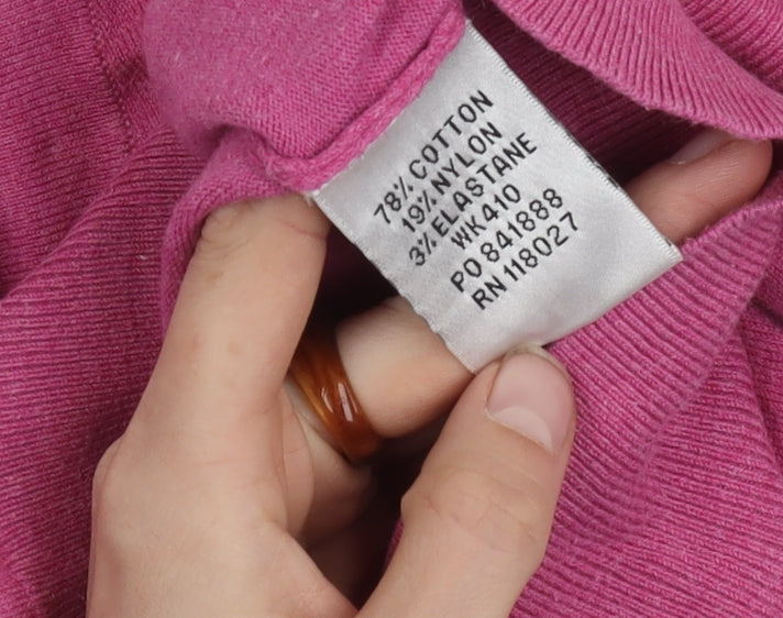 Boden Women's Pink Cardigan Size 14 Button Long Sleeve