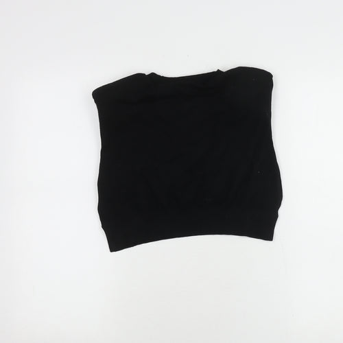 AllSaints Women's Black Basic Top, Size S, Regular Fit
