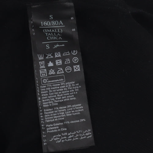 AllSaints Women's Black Basic Top, Size S, Regular Fit