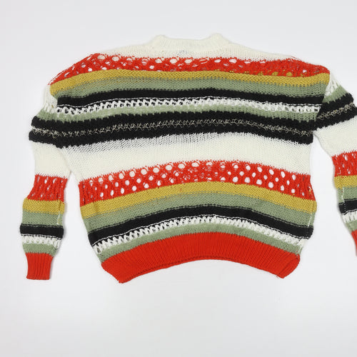 River Island Women's Multicoloured Striped Jumper S