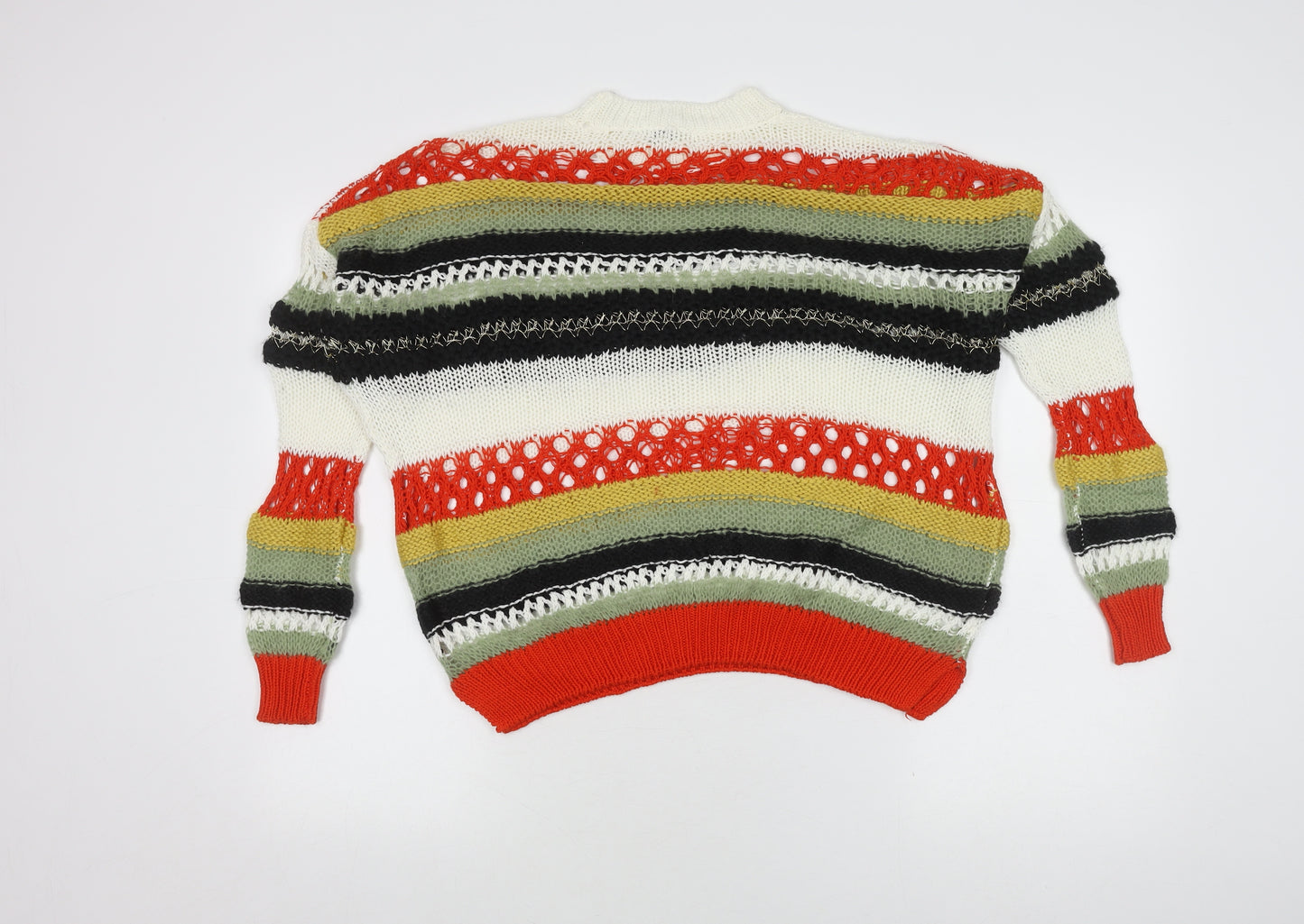 River Island Women's Multicoloured Striped Jumper S