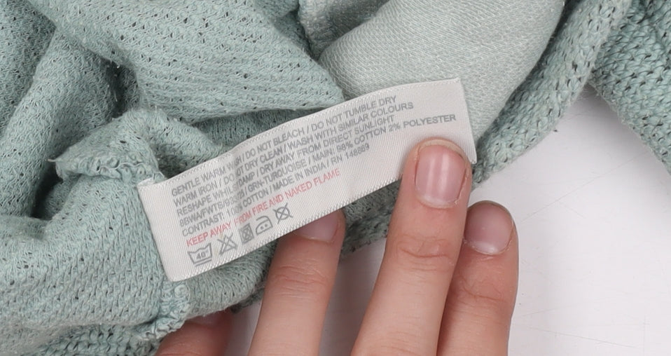 Fat Face Women’s Green Full Zip Hoodie Size 16