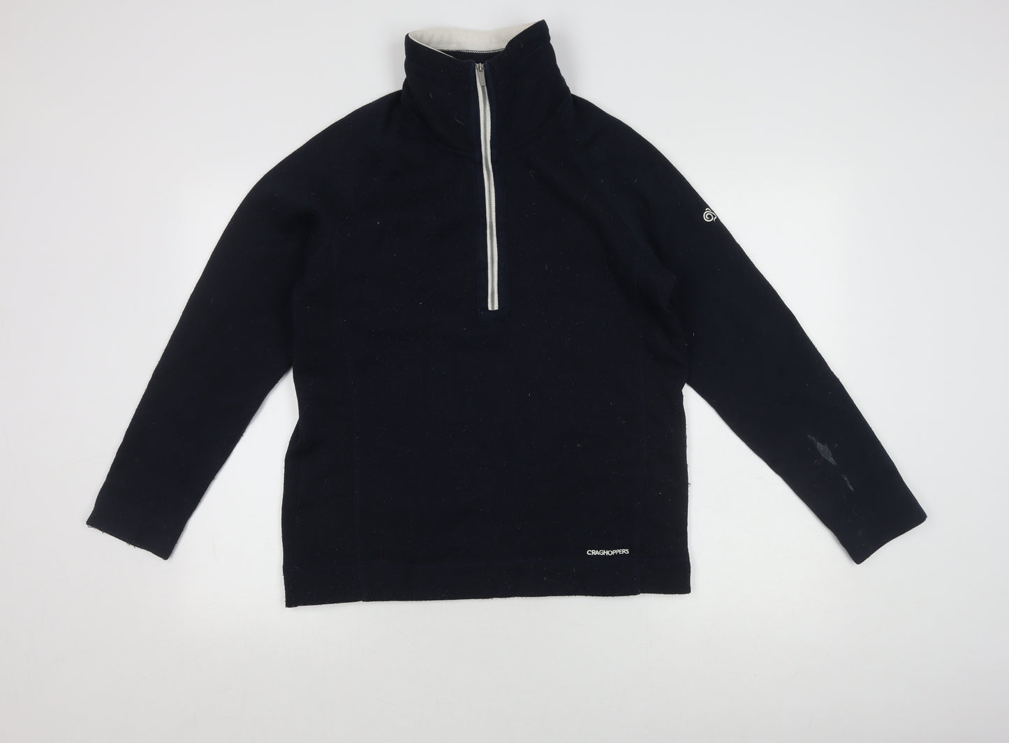 Craghoppers Unisex Black Fleece Pullover Sweatshirt UK 14