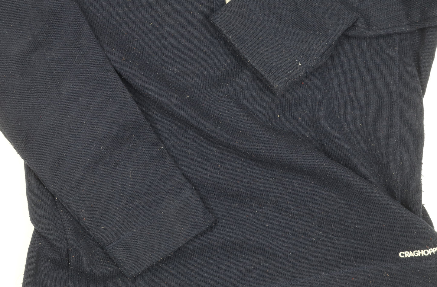 Craghoppers Unisex Black Fleece Pullover Sweatshirt UK 14