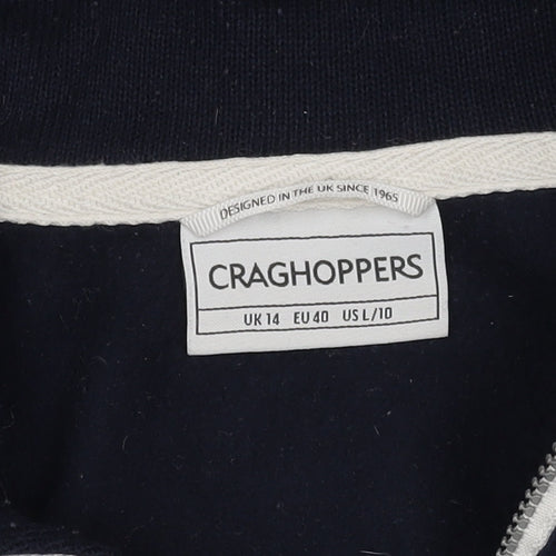 Craghoppers Unisex Black Fleece Pullover Sweatshirt UK 14