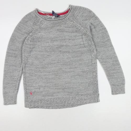 Joules Women's Grey Pullover Jumper Size 10