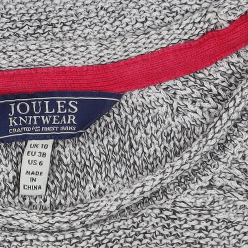 Joules Women's Grey Pullover Jumper Size 10