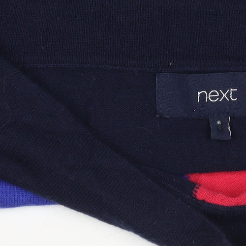 Next Women's Multicoloured Striped Boat Neck Jumper