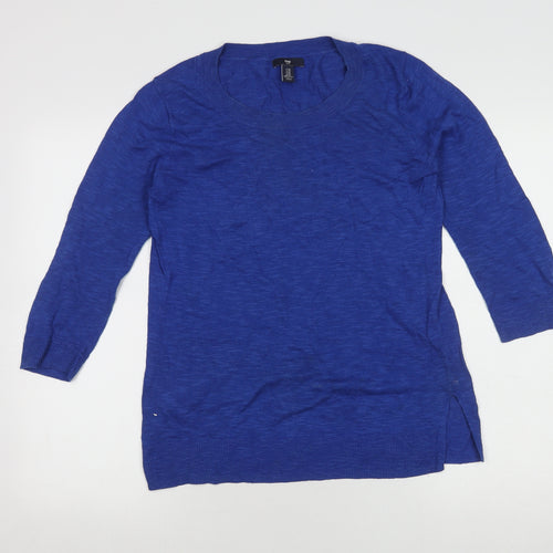 Gap Women's Blue Pullover Jumper XS Long Sleeve