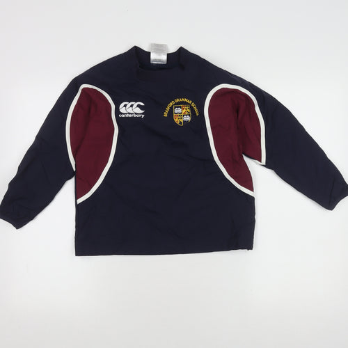 Canterbury Boys Blue Jacket, 8 Years, Colourblock, Nylon Shell