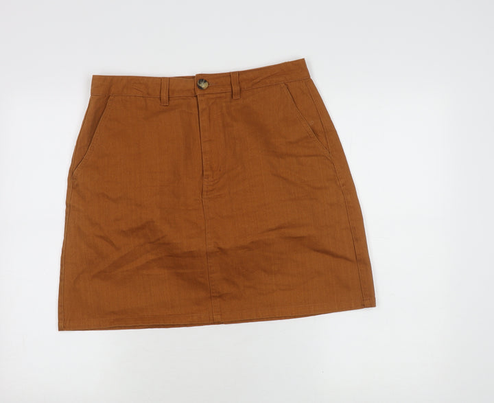 Princess Highway Women's Brown Knee Length Pencil Skirt Size 12