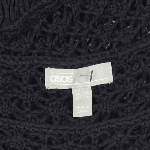 ASOS Women's Black Short Dress Size 8