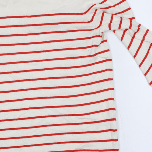 H&M Women's Multicoloured Striped Pullover Jumper Size 12