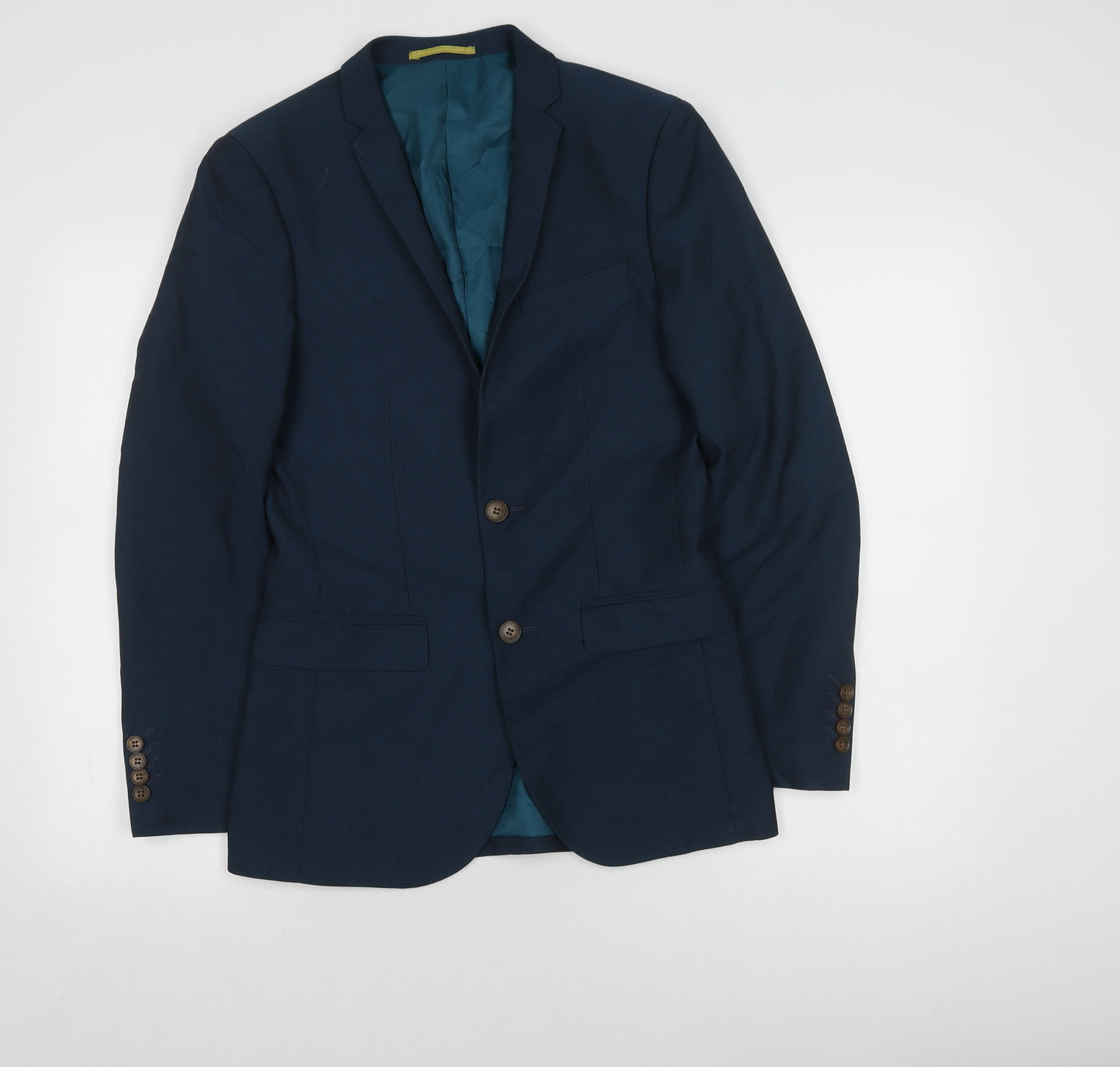 ONESIX5IVE Men's Blue Slim Fit Blazer 34R