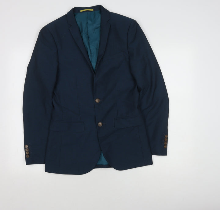 ONESIX5IVE Men's Blue Slim Fit Blazer 34R