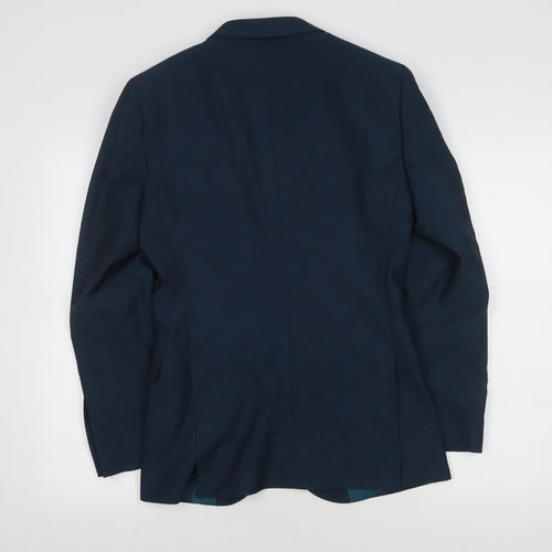 ONESIX5IVE Men's Blue Slim Fit Blazer 34R