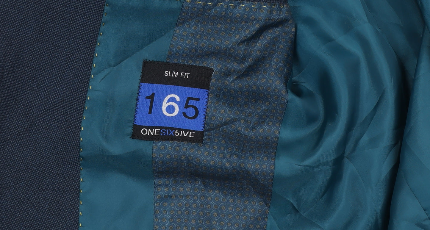 ONESIX5IVE Men's Blue Slim Fit Blazer 34R