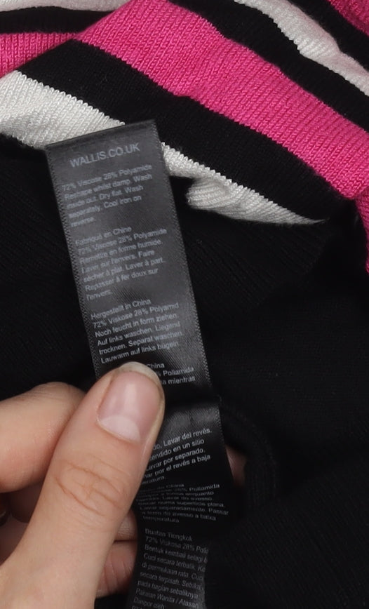 Wallis Women's Petite Striped Pullover Jumper Multicoloured 8