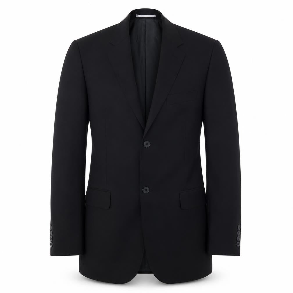 Front view of CIRO Men's Black 38R Single-Breasted Blazer Jacket