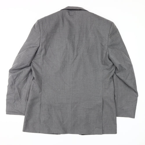 Burton Men's Grey Regular Fit Blazer 42R Formal Jacket