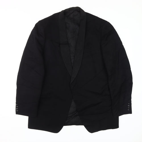 Willerby Men's Black Tuxedo Blazer, Size 40, Shawl Lapel, Elegant