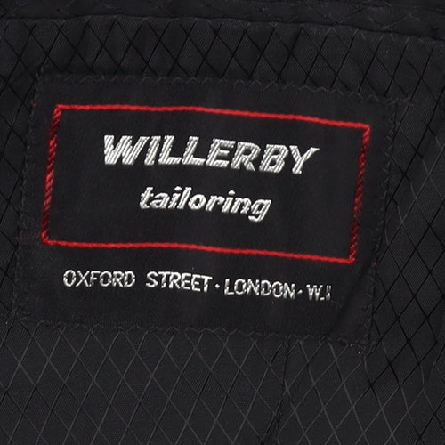 Willerby Men's Black Tuxedo Blazer, Size 40, Shawl Lapel, Elegant