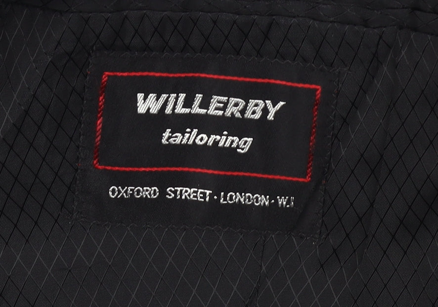 Willerby Men's Black Tuxedo Blazer, Size 40, Shawl Lapel, Elegant