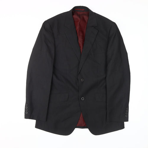 Marc Darcy Men's Black Suit Jacket 38R Regular