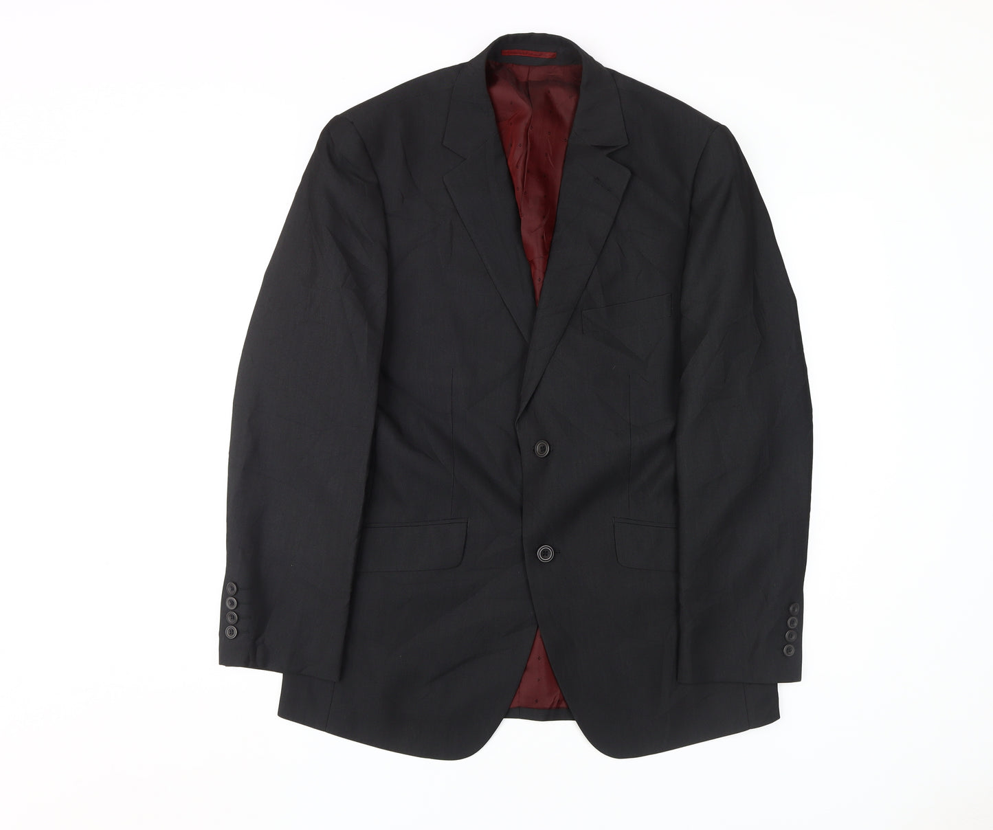 Marc Darcy Men's Black Suit Jacket 38R Regular