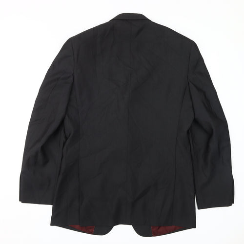 Marc Darcy Men's Black Suit Jacket 38R Regular