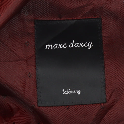Marc Darcy Men's Black Suit Jacket 38R Regular