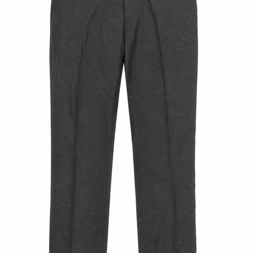 Burton Men's Black Dress Pants, Size 36R, Formal Trousers