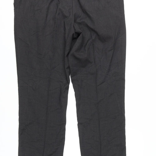 Burton Men's Black Dress Pants, Size 36R, Formal Trousers