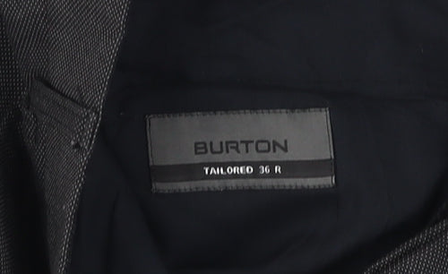 Burton Men's Black Dress Pants, Size 36R, Formal Trousers