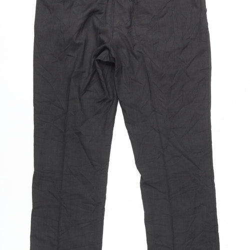 Burton Men's Black Regular Fit Trousers Size 36