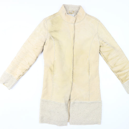 Miss Selfridge Beige Women’s Mid-Length Overcoat Size 10