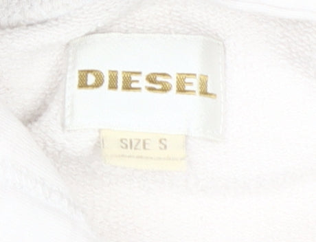 Diesel Ivory Unisex Adults Hoodie Pullover S