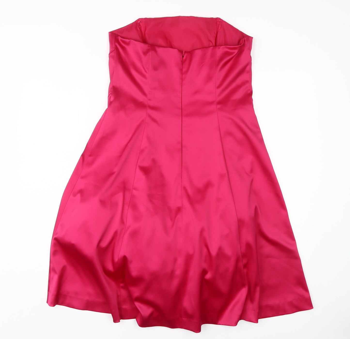 Marks and Spencer Pink Strapless Dress Size 14